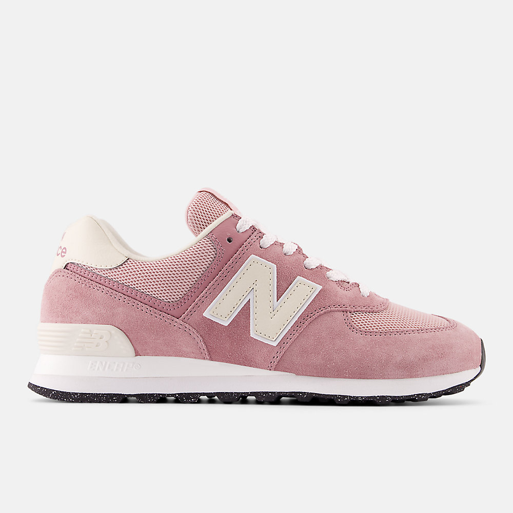 New Balance 574 Shoes Rosewood with Linen